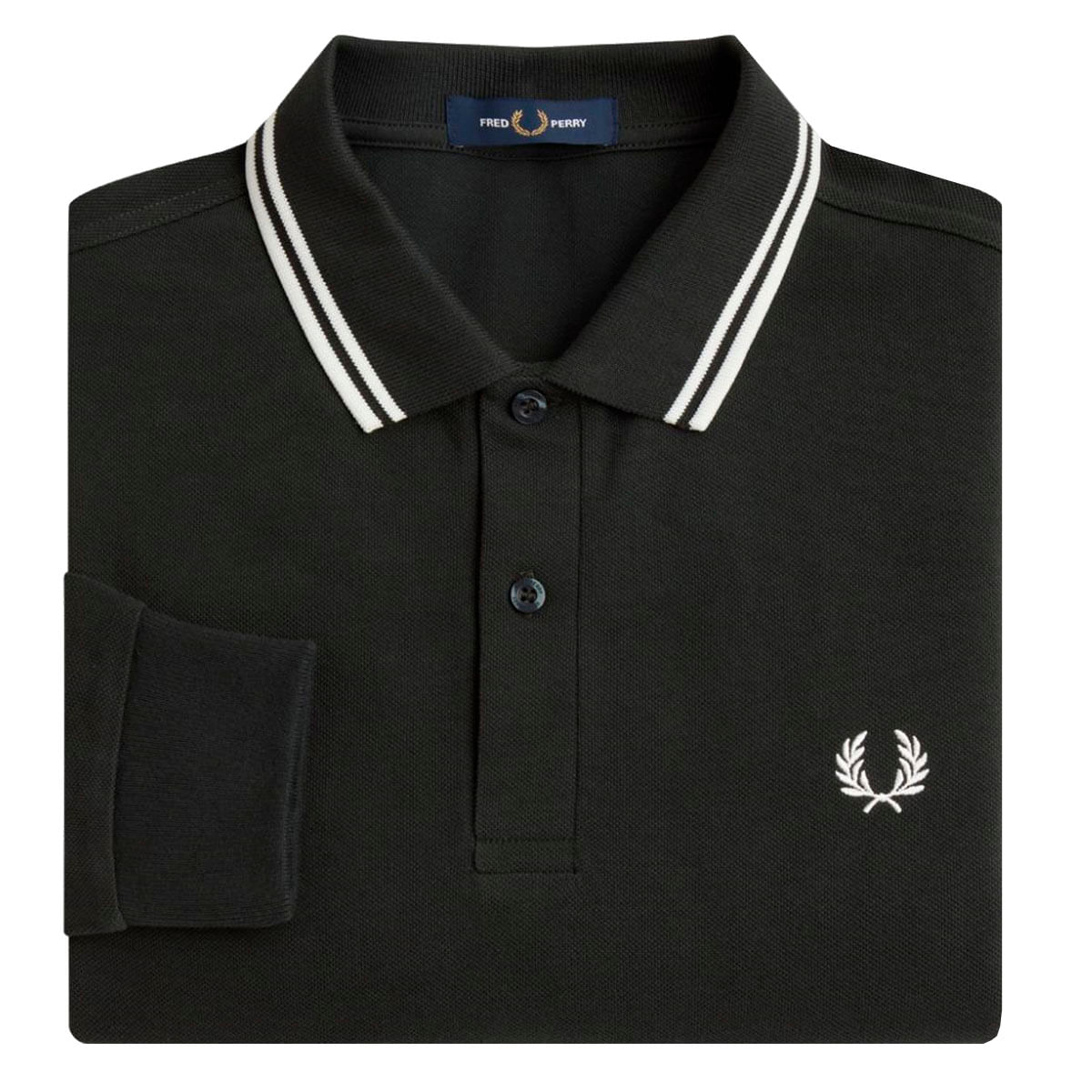 FRED PERRY - Long sleeved cotton polo shirt on Arteni.it