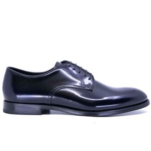 Old blue leather lace-up