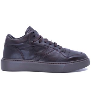 Sneakers Mousse in cuoio