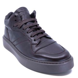Sneakers Mousse in cuoio