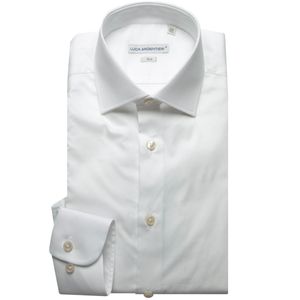 Slim fit button-down shirt in cotton