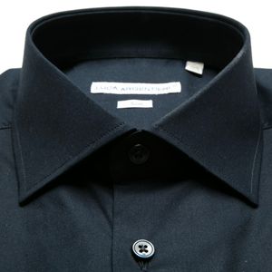 Slim fit button-down shirt in cotton