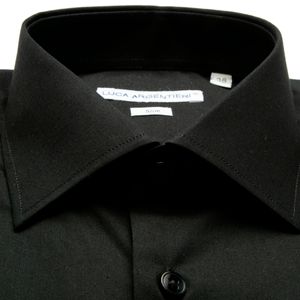 Slim fit button-down shirt in cotton