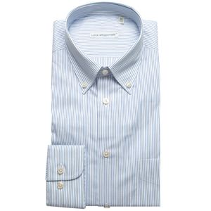 Patterned button-down long sleeve shirt