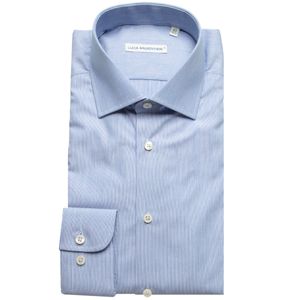 Regular fit striped cotton shirt