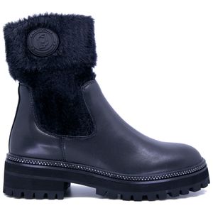 Pink 226 black ankle boot