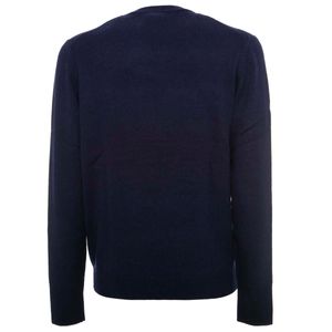 Crew-neck sweater in wool yarn