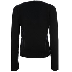 V-neck sweater in wool knit