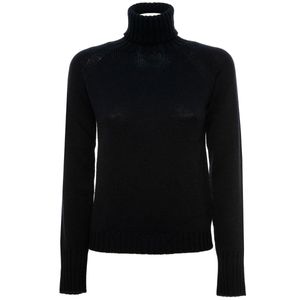 Dolcevita tinta unita in maglia di lana