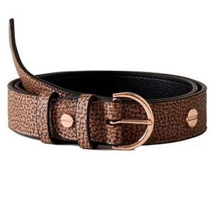 OP leather belt with studs