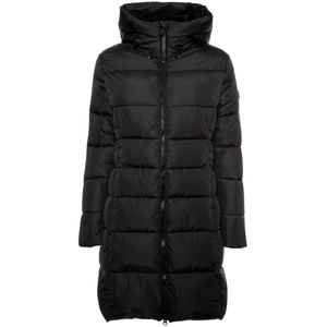 Taylor long down jacket with hood