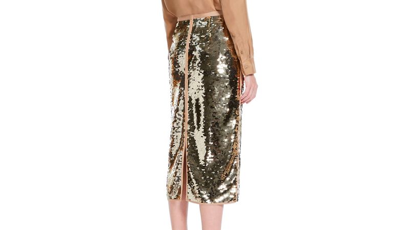 Sequin jersey outlet skirt