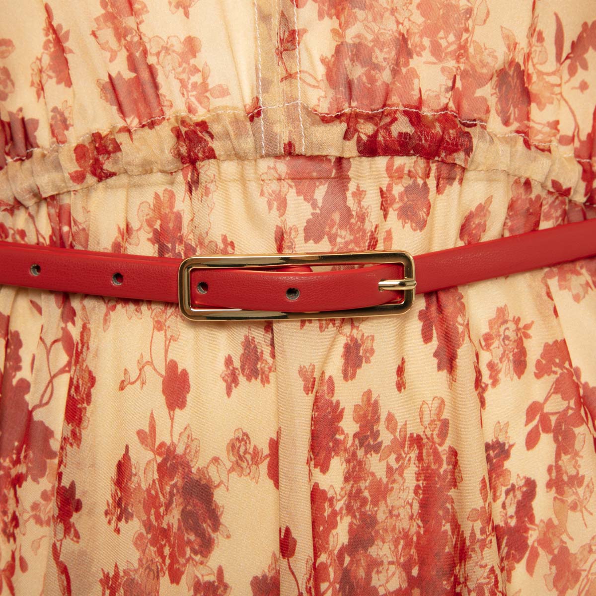 ESSENTIEL ANTWERP - Abito Floreale In Seta Multicolor – TRYME Shop - Foto 4