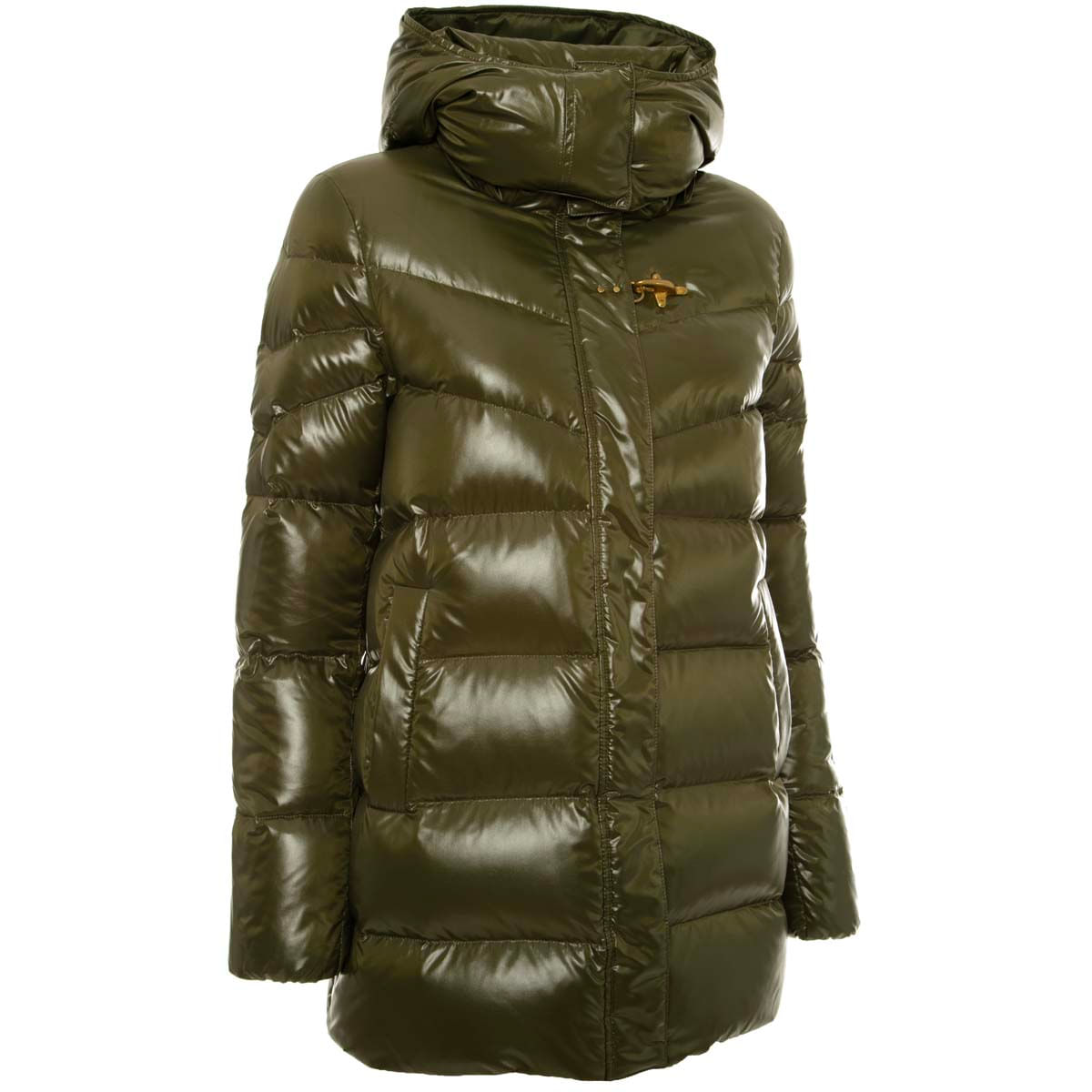 Giacca in piuma con cappuccio Ascent in black | Abbigliamento tecnico