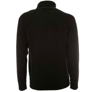 Black turtleneck in virgin wool