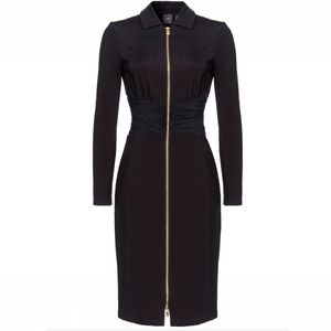 Abito aderente con full zip