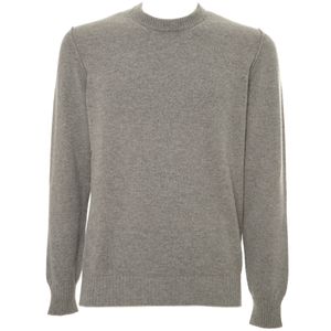Maglione girocollo in lana merino e cashmere