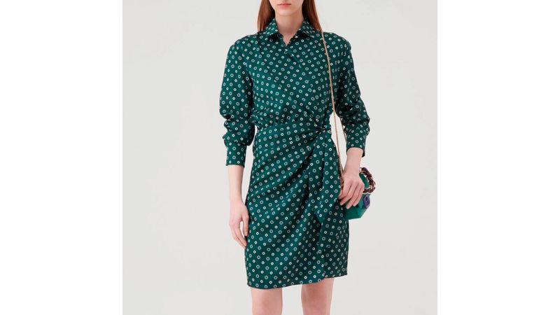 Abiti hot sale wrap dress