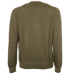 Maglione girocollo in filati di lana vergine