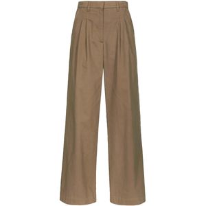 Wide cotton trousers