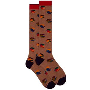 Calze stampa Gallo in cotone