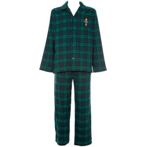 Polo Bear pajamas in checked flannel