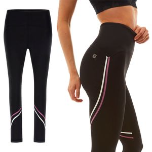 Leggings 7/8 vita super alta con stampe gommate