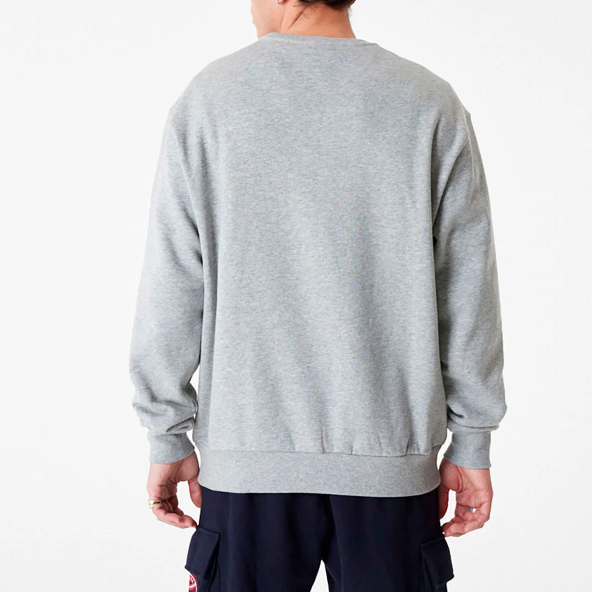 New Era - New Era Lifestyle gray sweatshirt on Arteni.it