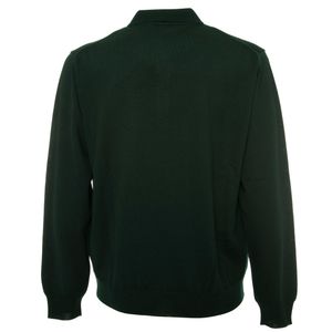 Merino wool sweater with collar