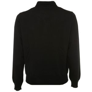 Merino wool sweater with collar
