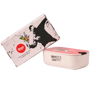 Multicolored Lunch Box with airtight silicone seal