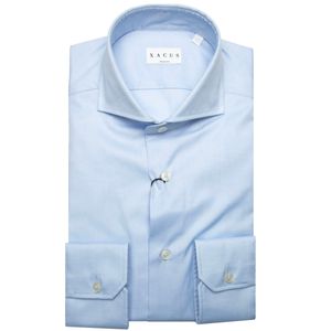 Tailor fit light blue shirt in Supercotton