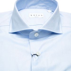 Tailor fit light blue shirt in Supercotton