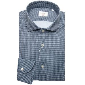 Camicia Flex Shirt Houndstooth blu