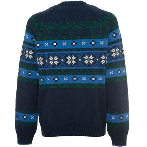 Christmas crew-neck sweater in wool and cashmere