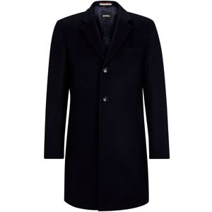 Cappotto elegante 3 bottoni in lana vergine e cashmere