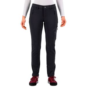 Black trekking trousers in Jelo W technical fabric
