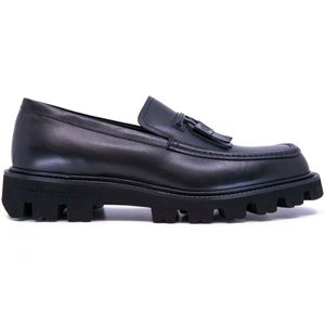 Mocassino Nebrasca in pelle con nappine