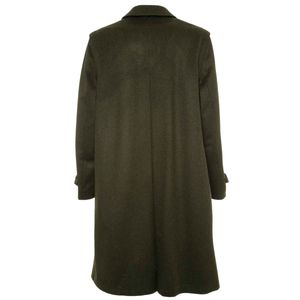 Cappotto lungo in lana vergine e alpaca