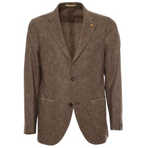 Brown houndstooth jacket