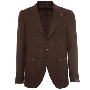 Giacca bordeaux in lana vergine