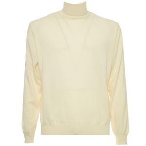 Triple twisted merino wool turtleneck