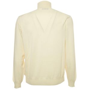 Triple twisted merino wool turtleneck