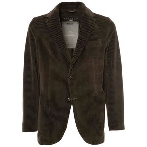 Ribbed velvet jacket with maxi pockets
