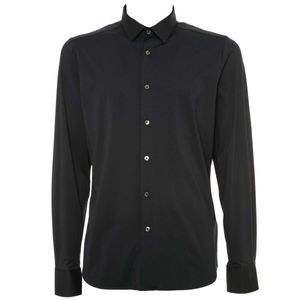 Camicia Oxford open blu