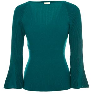 Fitted ribbed sweater