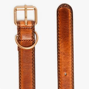 Millet leather belt