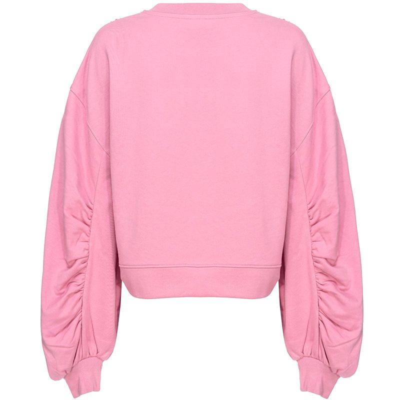 Sweat Pinko Femme Taille S Avec Brillants Sur Les épaules - Occasion Très Bon état