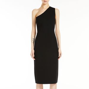 Palma one-shoulder tricot dress