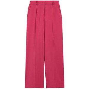 Pantalone palazzo in tela di lana Visivo